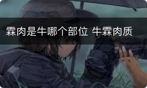 霖肉是牛哪个部位 牛霖肉质