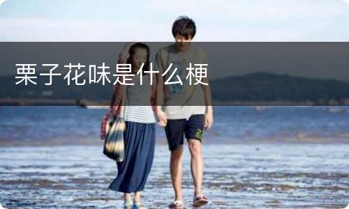 栗子花味是什么梗