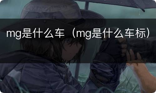 mg是什么车（mg是什么车标）