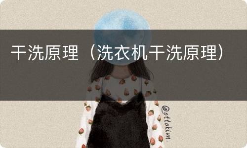 干洗原理（洗衣机干洗原理）