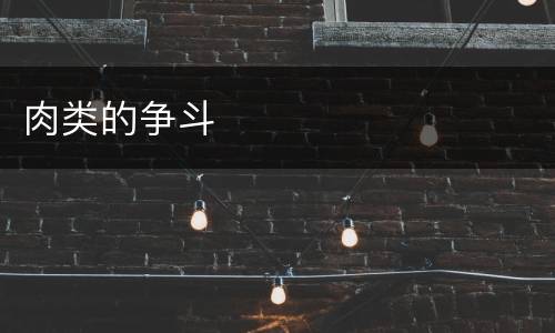 肉类的争斗
