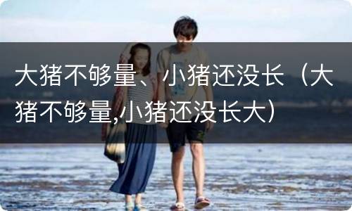 大猪不够量、小猪还没长（大猪不够量,小猪还没长大）