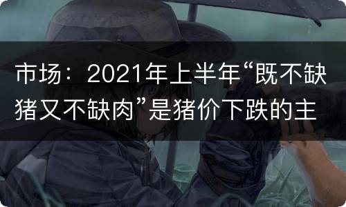 市场：2021年上半年“既不缺猪又不缺肉”是猪价下跌的主因