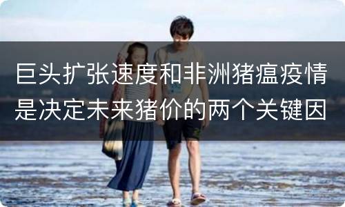 巨头扩张速度和非洲猪瘟疫情是决定未来猪价的两个关键因素