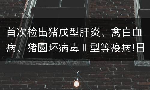 首次检出猪戊型肝炎、禽白血病、猪圆环病毒Ⅱ型等疫病!日均截获约1