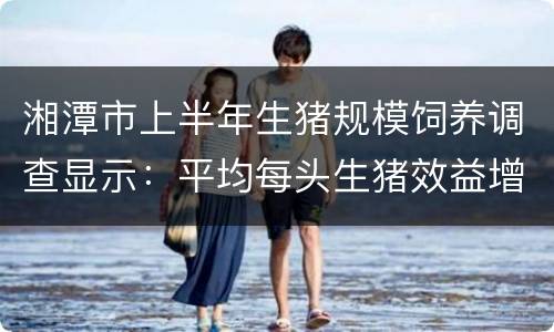 湘潭市上半年生猪规模饲养调查显示：平均每头生猪效益增加300元