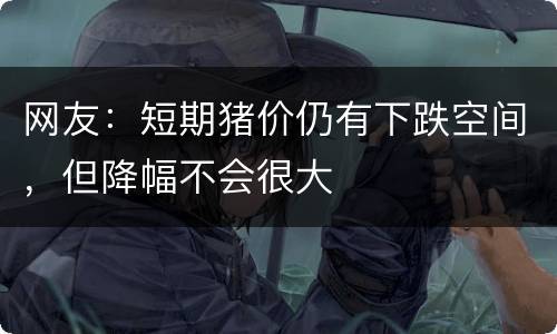 网友：短期猪价仍有下跌空间，但降幅不会很大