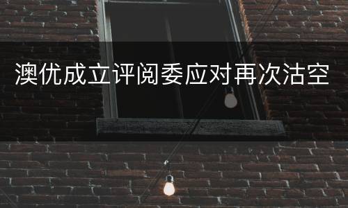 澳优成立评阅委应对再次沽空