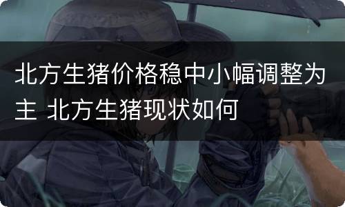 北方生猪价格稳中小幅调整为主 北方生猪现状如何