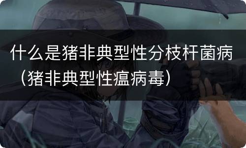 什么是猪非典型性分枝杆菌病（猪非典型性瘟病毒）