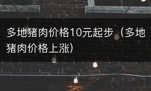 多地猪肉价格10元起步（多地猪肉价格上涨）