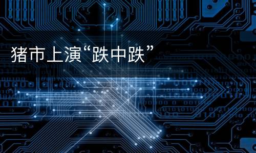 猪市上演“跌中跌”