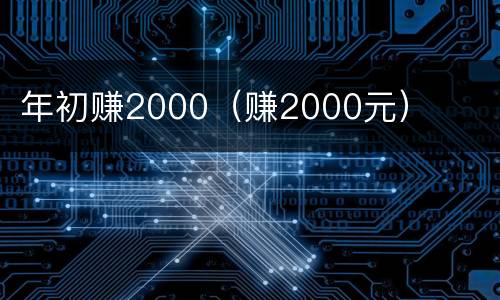 年初赚2000（赚2000元）
