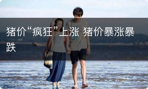 猪价“疯狂”上涨 猪价暴涨暴跌